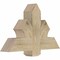 Ekena Millwork Redmond Rough Sawn Timber Gable Bracket, Douglas Fir, 36"W x 23"H x 6"D x 6"F, 15/12 Pitch GBW036X23X0606RED00RDF - alternate 2